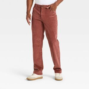 Goodfellow & Co - Men's Straight Fit Corduroy Pants - Goodfellow & C Mauve